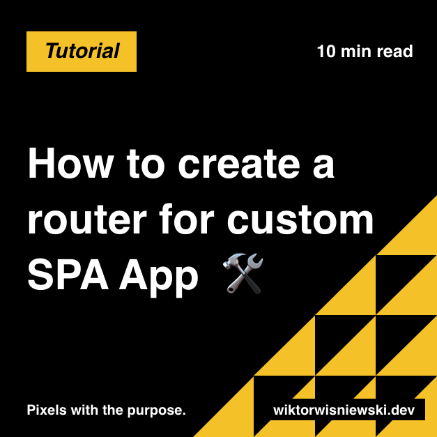 How to router for SPA App